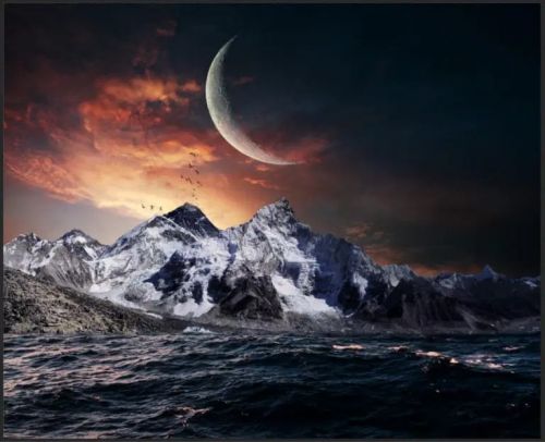 آموزش طراحی آسمان رویایی در فتوشاپ